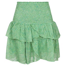 Carin Sparkle Skirt Green